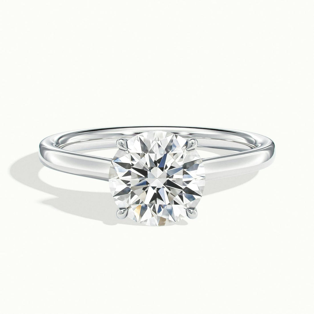 Seraphine Round Moissanite Engagement Ring